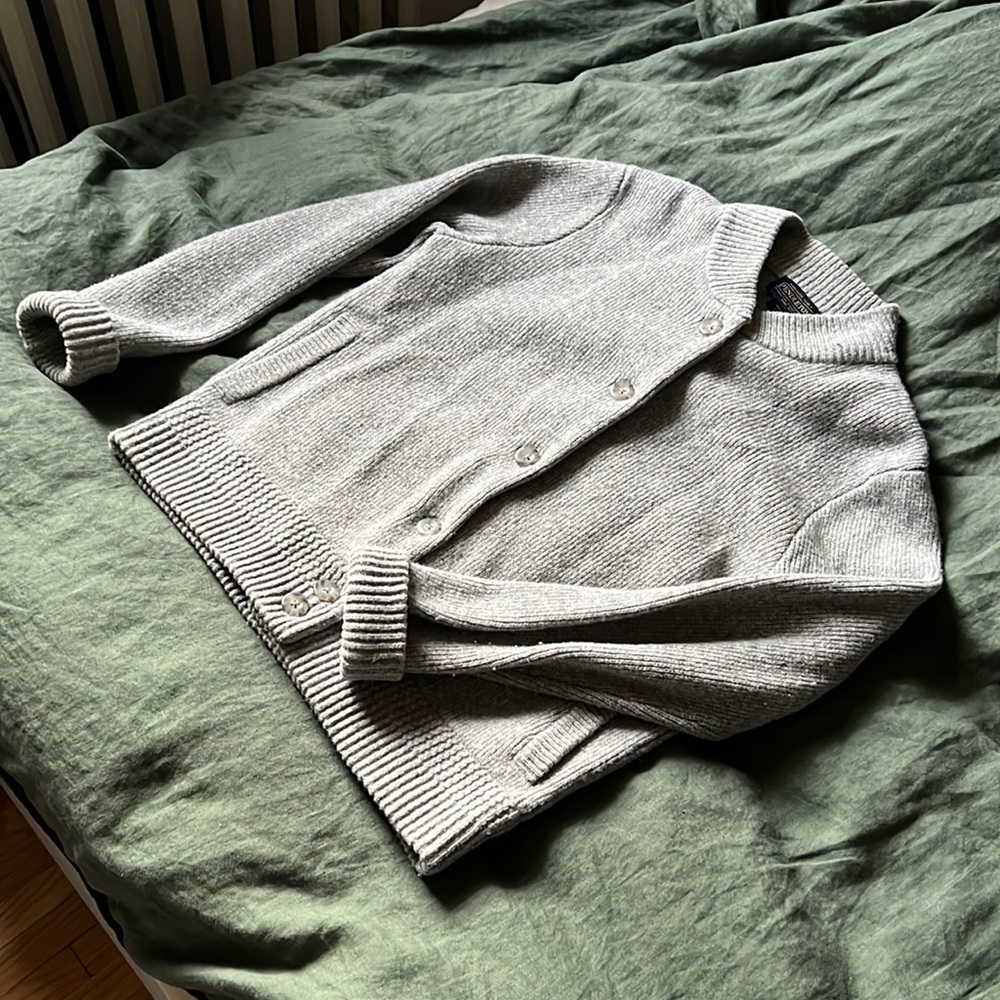 Pendleton 100% Wool Grey Cartigan